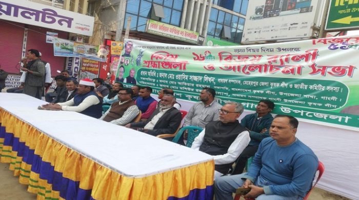 গাংনীতে কৃষক লীগের উদ্যোগে বিজয় দিবস পালিত