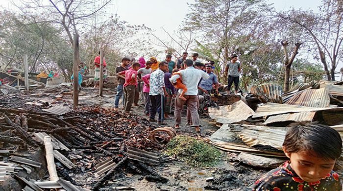 কালাচাঁদপুরে ভয়াবহ অগ্নিকাণ্ড, বসতবাড়িসহ লক্ষাধিক টাকার মালামাল পুড়ে ছাই