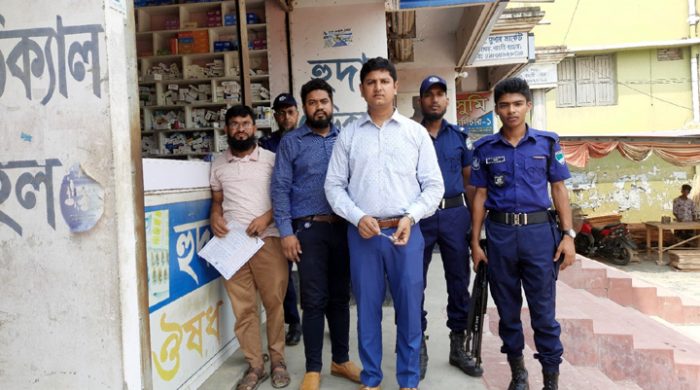 গাংনীতে দু'টি প্রতিষ্ঠানে জরিমানা