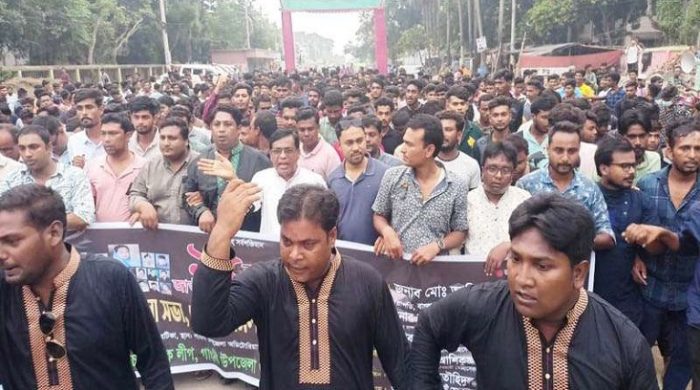 গাংনীতে স্বেচ্ছাসেবক লীগের উদ্যোগে শোক দিবস পালন
