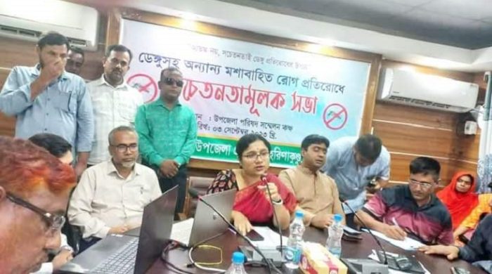 হরিণাকুণ্ডুতে ডেঙ্গু প্রতিরোধে সচেতনতামূলক কর্মসূচী