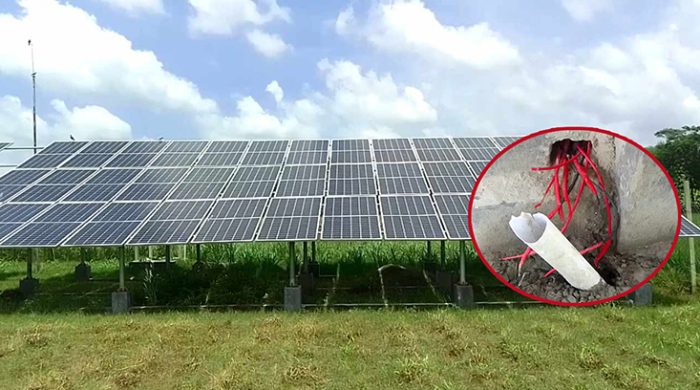 মেহেরপুরে সোলার প্যানেলের তার চুরি-বিপাকে কৃষক