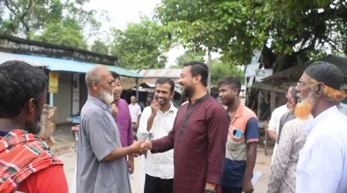 ঝিনাইদহ-২ আসনে মেজর অবঃ মাহফুজুর রহমানের গণসংযোগ