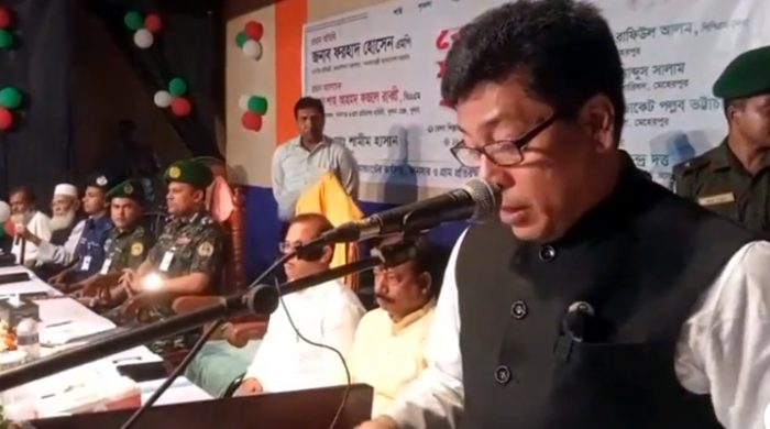 মেহেরপুর জেলা আনসার ও গ্রাম প্রতিরক্ষা বাহিনীর সমাবেশ অনুষ্ঠিত