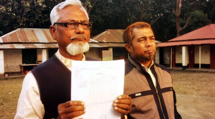 গাংনীতে সংবাদ সম্মেলনের প্রতিবাদে পাল্টা সংবাদ সম্মেলন