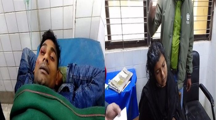 মেহেরপুর আদালত ভবন থেকে স্ত্রীকে ফেলে হত্যা চেষ্টা-স্বামীসহ নিচে পড়ে আহত
