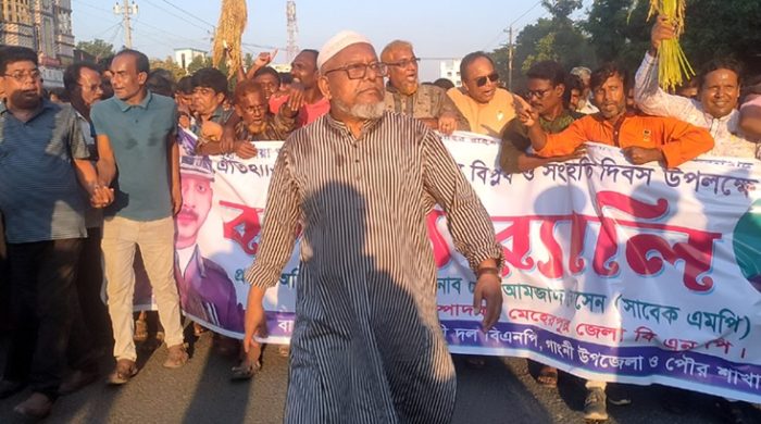 বিশৃঙ্খলা করার চেষ্টা করা হলে বিএনপি দাঁত ভাঙ্গা জবাব দেবে: আমজাদ হোসেন