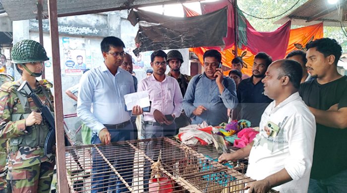 গাংনীর বামন্দীতে দ্রব্যমূল্য নিয়ন্ত্রণ বিশেষ টাস্কফোর্সের অভিযান