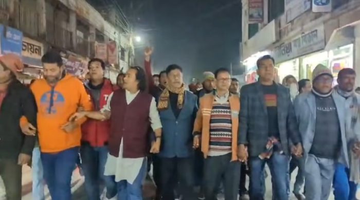 মেহেরপুর জেলা বিএনপির আহবায়ক কমিটির আনন্দ মিছিল