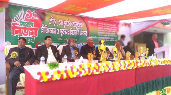 মুজিবনগর সরকারী কলেজে বিজয় দিবস পালন