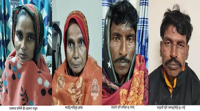 মুজিবনগরে গরু বিক্রির টাকায় স্বামীকে খুনের ঘটনায় বাদী স্ত্রীসহ গ্রেফতার-৪