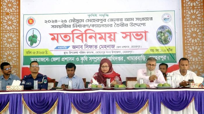 মেহেরপুরে আম সংগ্রহ ও বাজারজাতের সময় নির্ধারণ