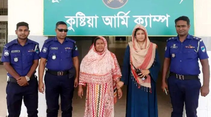 কু‌ষ্টিয়ার পলাতক মাদক সম্রাজ্ঞী কামিনী গ্রেফতার