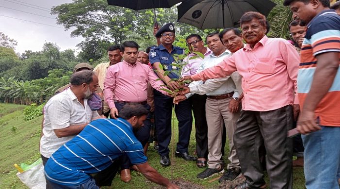 কালীগঞ্জে সামাজিক বনায়ন কর্মসূচির উদ্বোধন