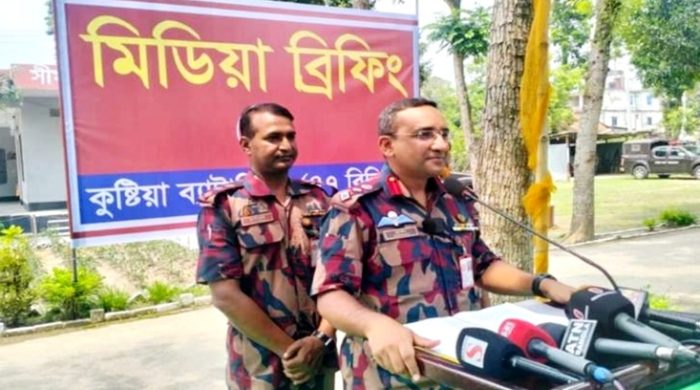 দৌলতপুর সীমান্ত দিয়ে পুশ-ইন, গরু চোরাচালান ও চামড়া পাচার রোধে কঠোর অবস্থান বিজিবি