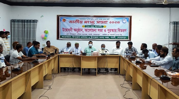 গাংনীতে জাতীয় মৎস্য সপ্তাহ উদযাপন