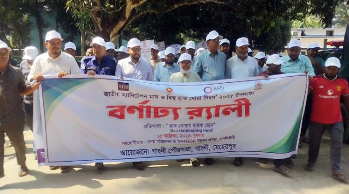 গাংনীতে বিশ্ব হাত ধোয়া দিবস পালিত