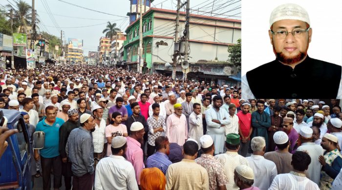 সর্বস্তরের মানুষের শ্রদ্ধা ও ভালবাসায় সিক্ত হয়ে চিরনিদ্রায় শায়িত হলেন গোলাম রসুল