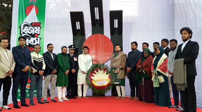 নানা আয়োজনে গাংনীতে মহান বিজয় দিবস উদযাপন