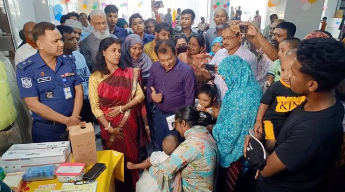 মেহেরপুরে হাম-রুবেলা ক্যাম্পেইনের উদ্বোধন