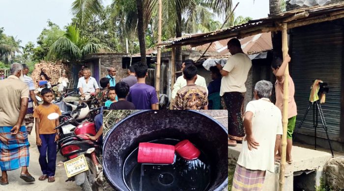 গাংনীতে দু’টি বোমা সদৃশ বস্তু ও হত্যার হুমকি সম্বলিত চিরকুট উদ্ধার