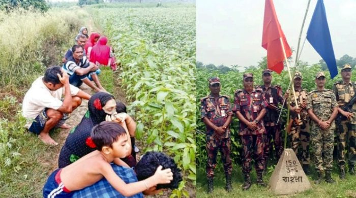 কুষ্টিয়ার দৌলতপুর সীমান্তে বিজিবি বিএসএফ পতাকা বৈঠক ব্যর্থ: শূন্যরেখায় শিশুসহ ১২ জন