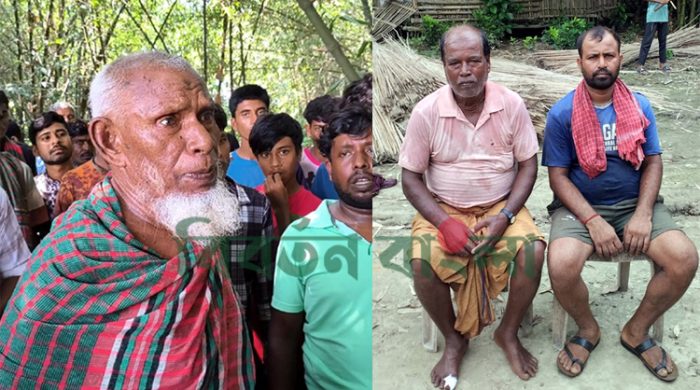 সীমান্তে পতাকা বৈঠকে বাংলাদেশী বৃদ্ধকে বিএসএফ ও দুই ভারতীয়কে ছেড়ে দিয়েছে বিজিবি
